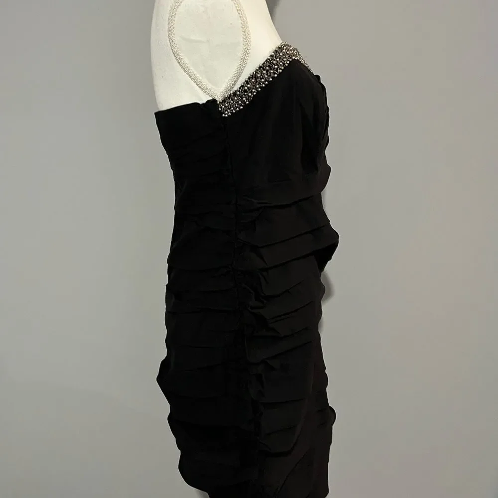 Torrid size 14 NWT little black cocktail dress with beadwork - Picture 10 of 14